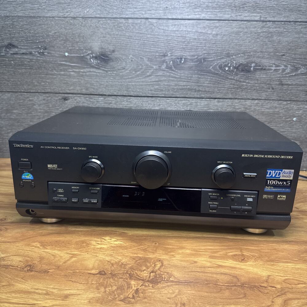 Technics SA-DX950 - 5.1 Ch Home Theater Surround Sound Receiver Stereo No Remote